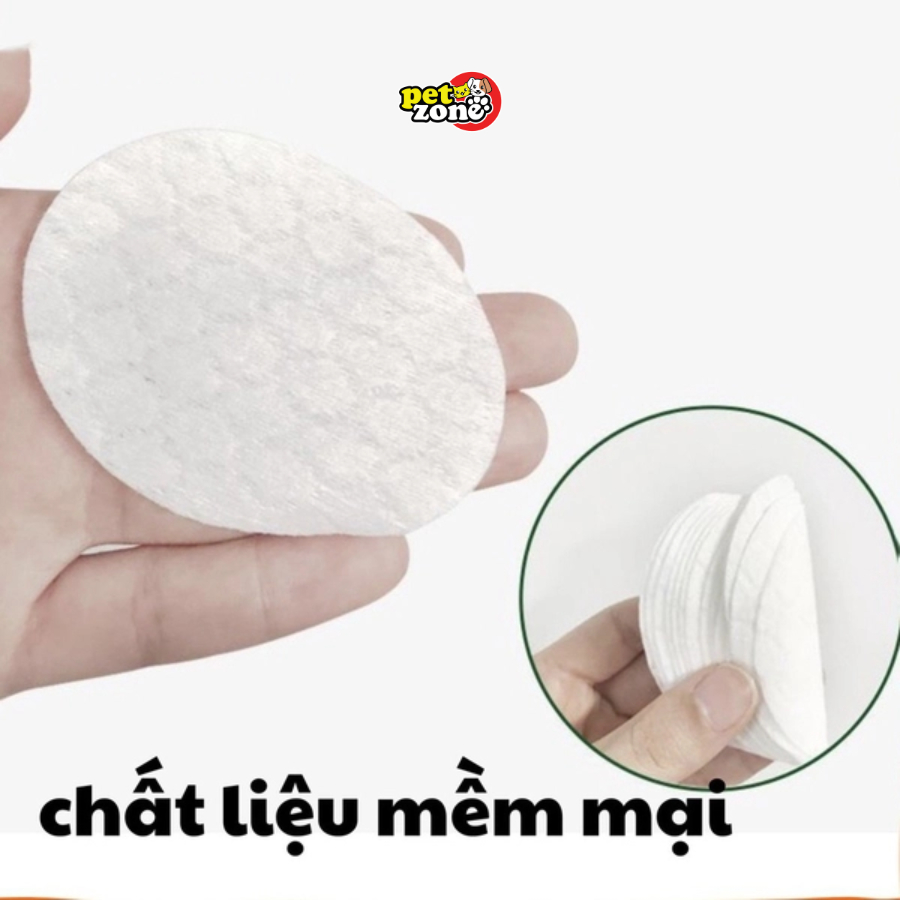Khăn lau khóe mắt chó mèo Q8 - Khăn ướt vệ sinh mắt cho thú cưng