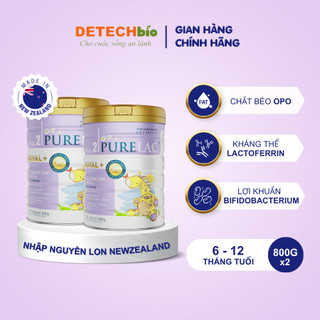 Combo 2 sữa bột purelac 2 800g nhập khẩu new zealand