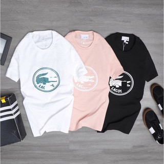 Áo thun nam cổ tròn cá sấu nhiều màu thun cotton co giản thấm hút tốt