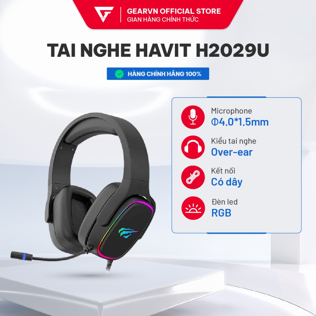 Tai nghe Havit H2029U RGB USB 7.1