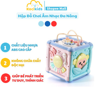 Hộp âm nhạc đa năng phát triển kỹ năng cho bé từ 6-36 tháng tặng kèm pin + tô vít (nhạc tiếng anh)