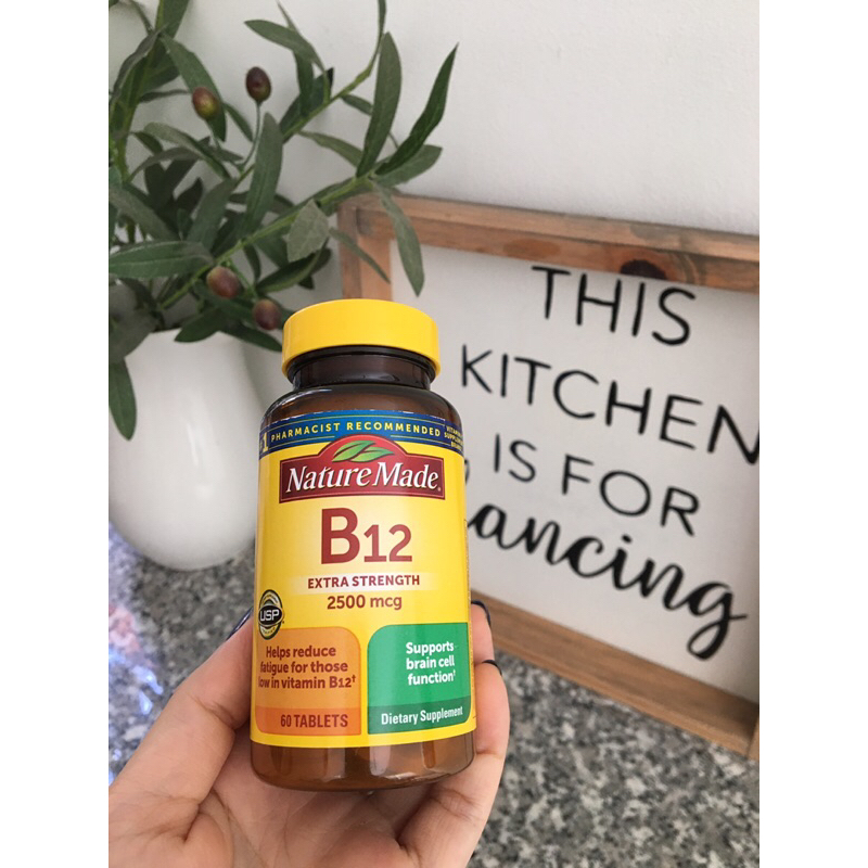 Viên uống B12 Nature Made 2500mcg - 60 viên
