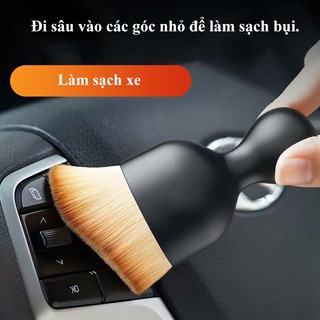 Chổi vệ sinh nội thất ô tô YIPAUTO Chổi quét bụi ô tô Chổi lông mềm vệ sinh ô tô Cọ quét bụi ô tô Dụng cụ quét bụi xe hơ