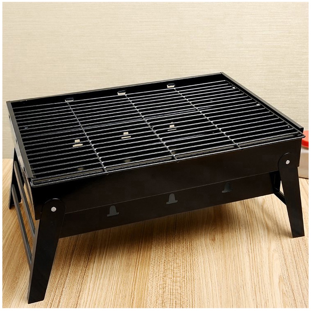 Bếp nướng than hoa BBQ gấp gọn [Hàng xuất khẩu]