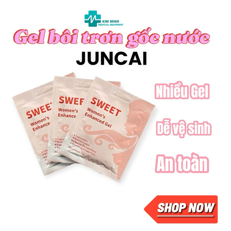Gel bôi trơn gốc nước dạng gói Juncai 7gram