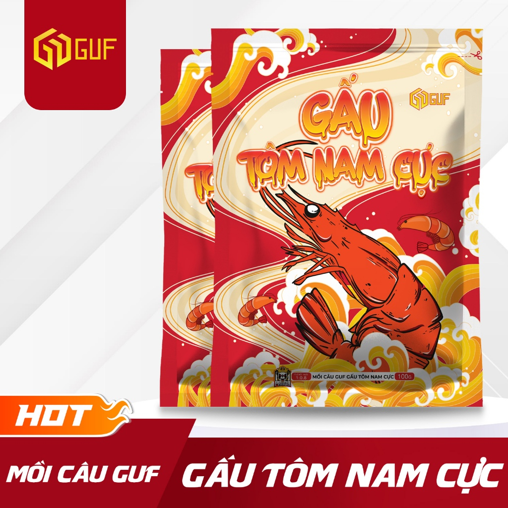 Mồi Câu Cá GUF Gấu Tôm Nam Cực