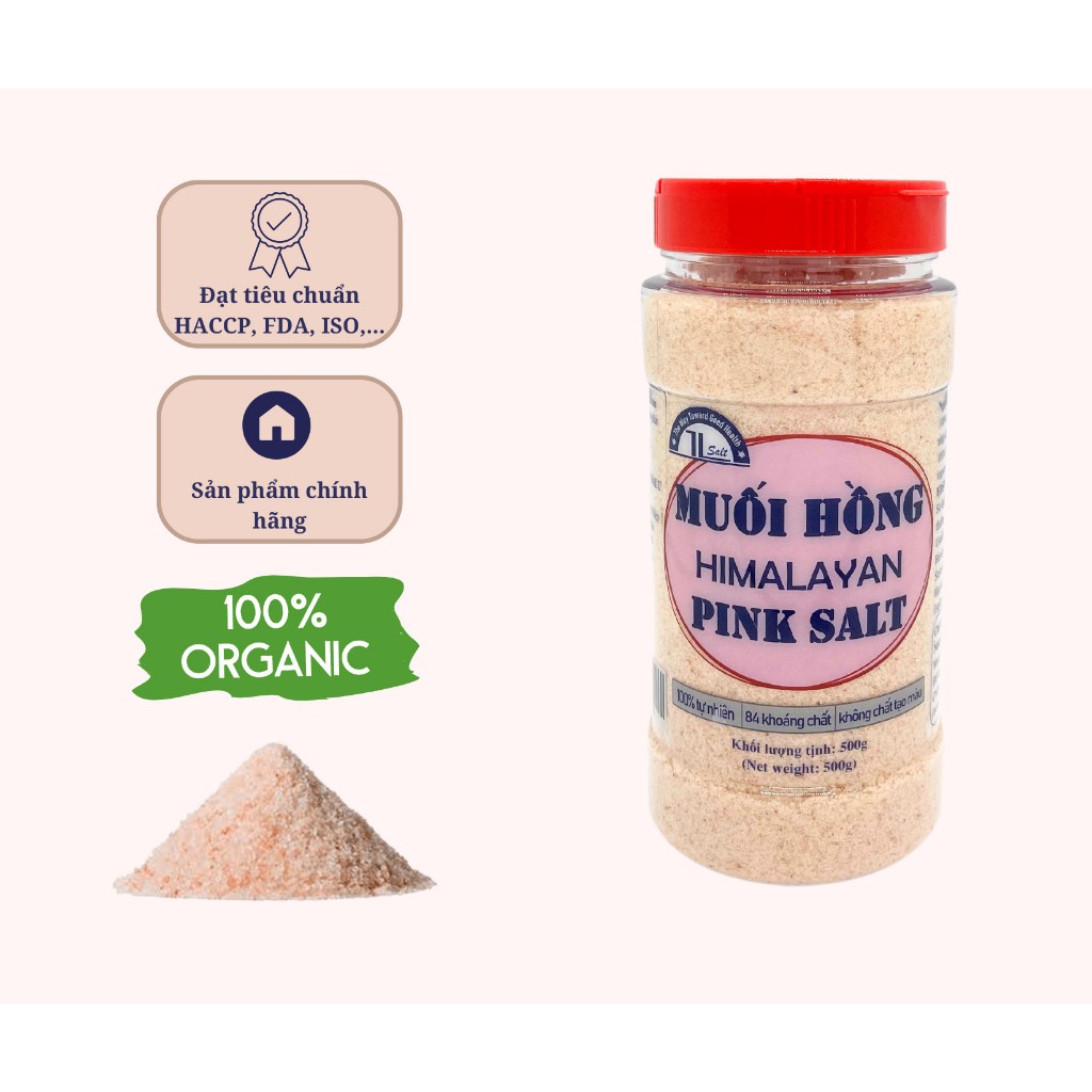 Muối hồng Himalaya TL Salt chuyên chế biến tẩm ướp thức ăn