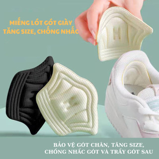 Miếng lót giày chống rộng, đệm gót giảm size giày. Chất liệu eva êm chân. Miếng lót gót giày giảm size LGGTT