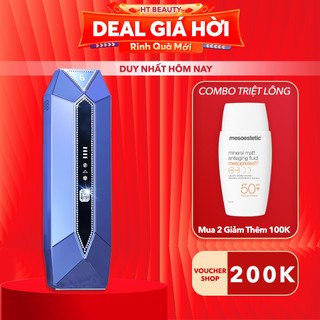 Máy triệt lông cá nhân NanoTime B65Pro đính đá Diamiond Nhà HTBeauty đầu triệt lạnh đá Sapphire 10độ, triệt vĩnh viễn