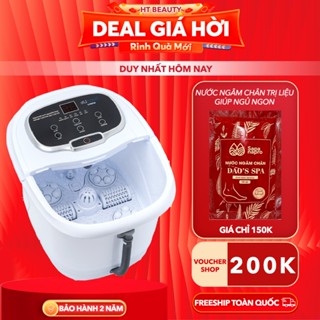 Bồn ngâm chân massage Serenelife SL12 HTBeauty tự làm nóng nước với con lăn massage tự động giúp thư giãn chân, thải độc