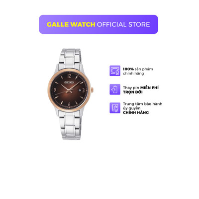 Đồng hồ nữ Seiko SXDH02P1 chống nước 10ATM, dây thép không gỉ, mặt kính Hardlex sang trọng, thời trang, chính hãng.