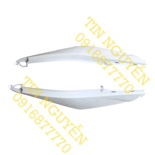 Ốp sườn bụng sau Satria - Raider Fi màu trắng chính hãng