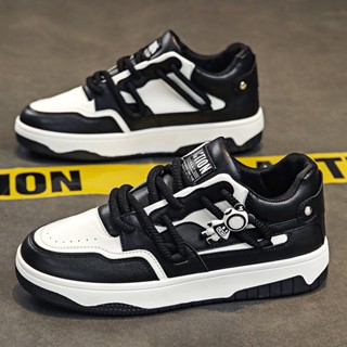 Giày sneaker dây bản to cao cấp phối sticker phi hành giày nam phong cách giày nam học sinh nổi bật Hot 2023 Mã HT 8110