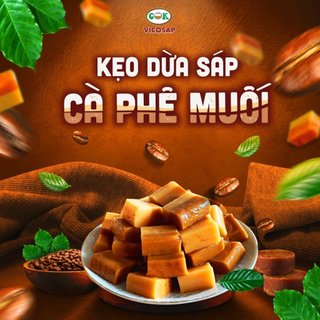 KẸO DỪA SÁP CÀ PHÊ MUỐI 
