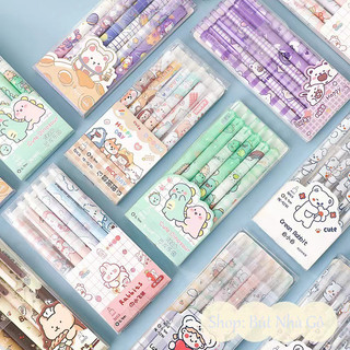 Bút Gel Hoạt Hình Ngòi 0,5mm - Bút Mực Đen Dễ Thương Bút Bi Bấm Văn Phòng Họa Tiết Cute BUT-210