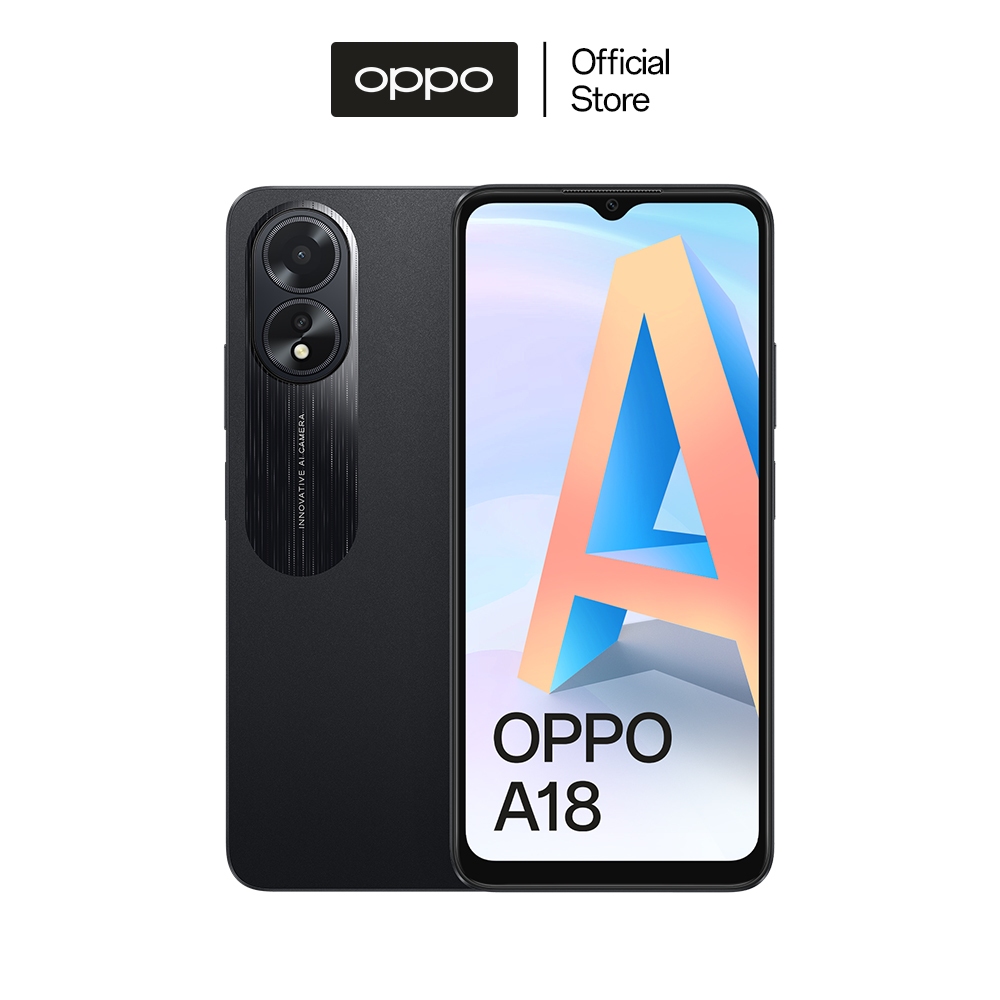 [GIAO HÀNG 2/1] Điện Thoại OPPO A18 (4GB/128GB) | Màn hình lớn | Pin 5000mAh - Hàng Chính Hãng. | BigBuy360 - bigbuy360.vn