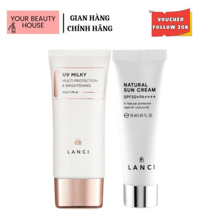 [Mã COSBAUH3 giảm 8% đơn 300K] [Lanci] Kem Chống Nắng Bảo Vệ Da LANCI Sun Cream SPF50, PA++++ 50ml