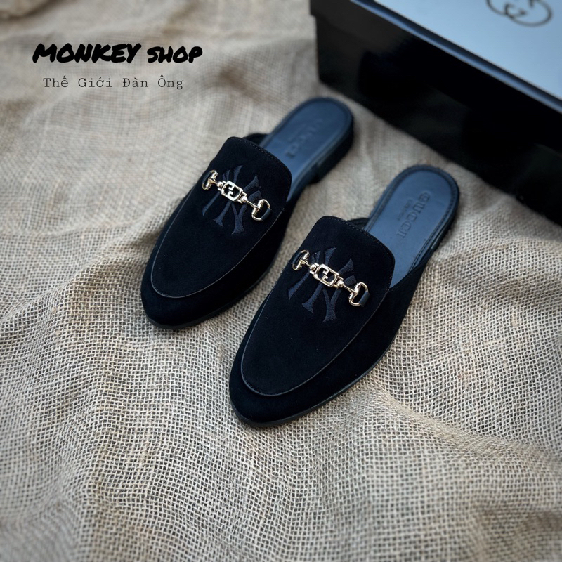 Giày sục nam thời trang  - Da bò cao cấp( Bảo hành 12 tháng - Có hộp ) | BigBuy360 - bigbuy360.vn