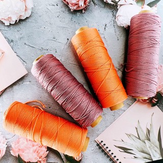 Sợi dệt trơn 2mm lõi giấy chính hãng Craft Yarn (Mã từ 41-68)