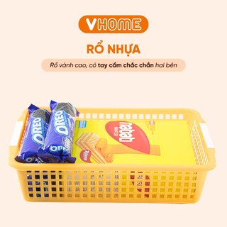 Rổ chữ nhật nhựa vĩ hưng - 3812