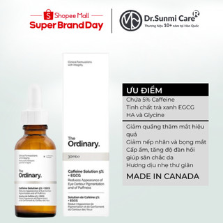 The Ordinary Caffeine Solution 5% + EGCG giảm quầng thâm Serum dưỡng mắt