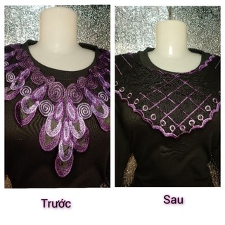 [BC] Bộ Cổ áo ren thêu cao cấp 2 thân (NHIỀU MẪU)