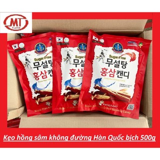 [Auth-Giá Sỉ] Kẹo hồng sâm không đường 365 Hàn Quốc bịch 500g