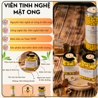 Viên tinh bột nghệ mật ong - hỗ trợ - Đau dạ dày Làm Đẹp Da Hello Bee