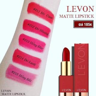Son lì levon đỏ kèm hộp giấy