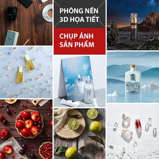 Phông nền chụp ảnh 3d họa tiết hai mặt chụp ảnh sản phẩm, phụ kiện thời trang size 57x87cm