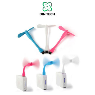 Quạt USB mini tiện lịch 2 cánh rời siêu mát Quạt USB mini du lịch uốn dẻo đa năng Quạt USB tiện dụng