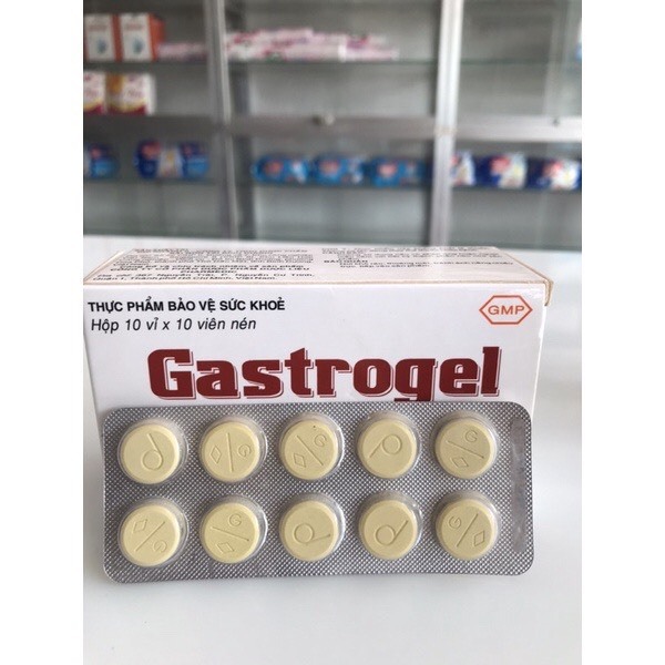 Gastrogel Viên nhai chống trào ngược, đau dạ dày vĩ 10 viên