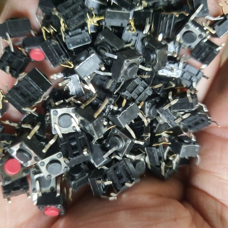 50 Nút Nhấn ( Công tắc chip ) 4 Chân 6x6x5MM