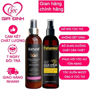 Xịt dưỡng đạm KARSEELL CHÍNH HÃNG phục hồi tóc chuyên sâu gỡ rối tóc khô xơ tức thì