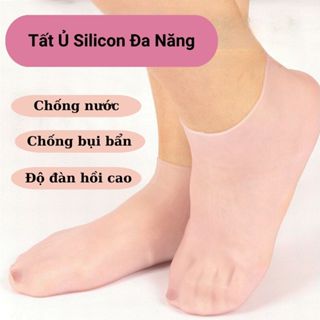 Tất Ủ Kem Dưỡng Ẩm Gót Chân Láng Mịn, Vớ Ủ Chân Silicon Ngăn Ngừa Gót Chân Nứt Nẻ Chai Sần