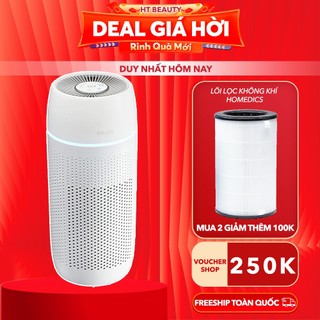 Máy lọc không khí AP-PET35A-WT HTBeauty Homedics, bộ lọc trụ Hepa để loại bỏ 99% vi khuẩn và lông pet