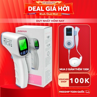 [BH 2 năm] Nhiệt kế hồng ngoại không tiếp xúc Jumper FR202, Nhiệt kế điện tử microlife, máy đo nhiệt độ thân nhiệt