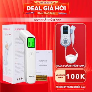 [BH 2 Năm] Nhiệt kế hồng ngoại không tiếp xúc Jumper FR203, Nhiệt kế điện tử microlife