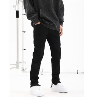 Quần jean nam form skinny streetwear  MAKVN QJ4 ĐEN