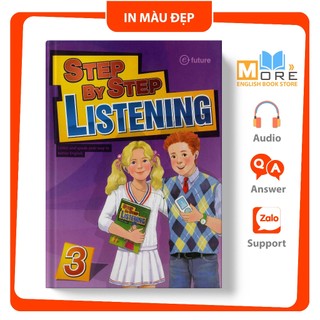 [English Books] Bộ in màu Step by step listening