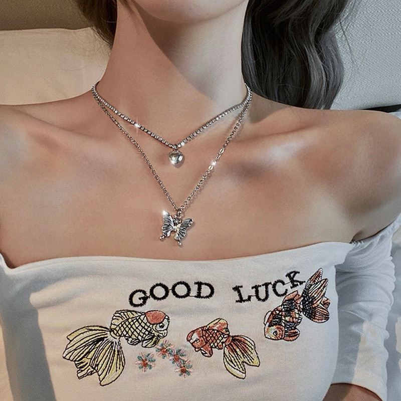 Choker đính đá phiên bản hàn quốc ánh sáng sang trọng thiết kế cao cấp cho nữ