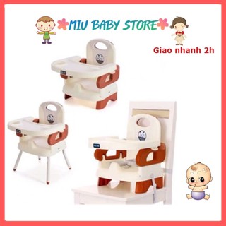 Ghế ăn dặm Shouda cao cấp cho bé kèm chân sắt điều chỉnh độ cao