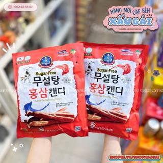 Kẹo hồng sâm hàn quốc không đường bịch đỏ 500g