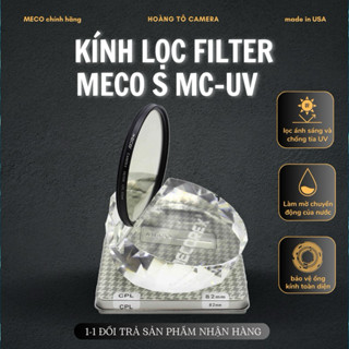 Kính lọc máy ảnh filter MECO S-MC-UV chính hãng_ bảo vệ máy ảnh toàn diện từ Mỹ