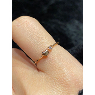 [ancafe.shop]Nhẫn trái tim freesize thanh lịch hàn quốc