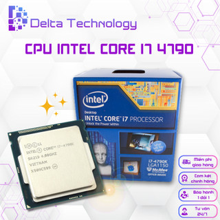 Cpu intel core i7-4790k - tốc độ upto 4.4ghz, 4 nhân 8 luồng, 8mb cache, 88w - socket lga 1150, tặng keo tản nhiệt
