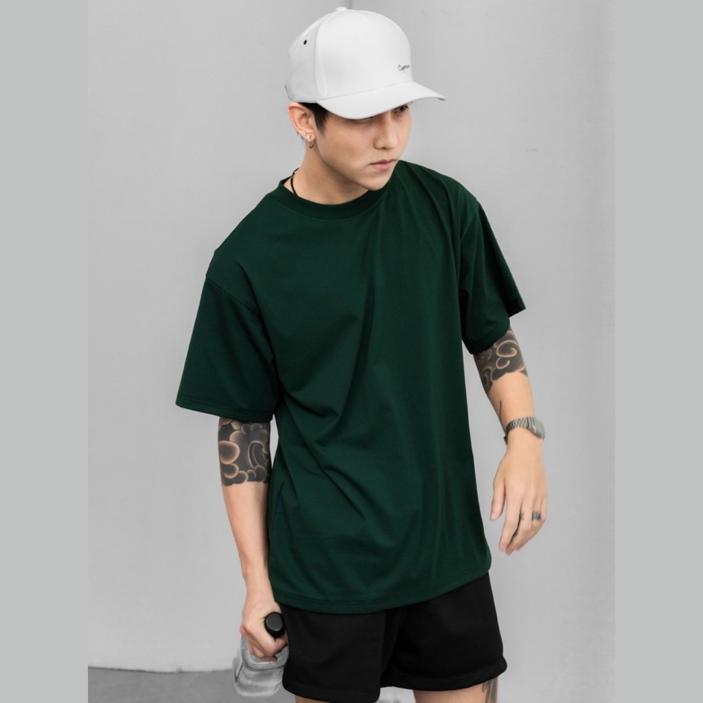 Áo thun tay lỡ CRAW phông unisex nam nữ vải coton mềm mịn, co dãn Oversize form rộng - Craw XD00 Trơn