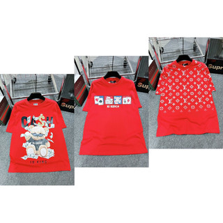 Áo thun s/c đỏ ngày tết