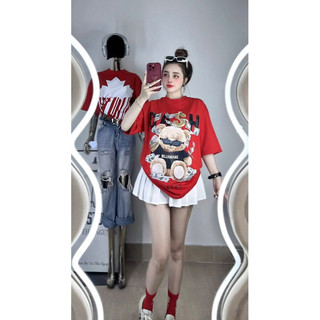 ( SẴN HCM ) ÁO THUN S/C ĐỎ NGÀY TẾT
