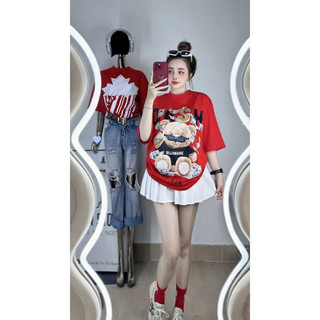 ( SẴN HCM ) ÁO THUN S/C ĐỎ NGÀY TẾT